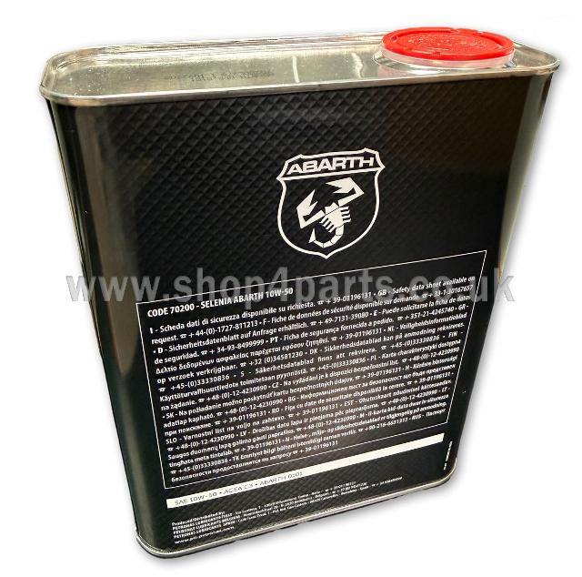 Selenia ABARTH (10W/50) - 2 Litres